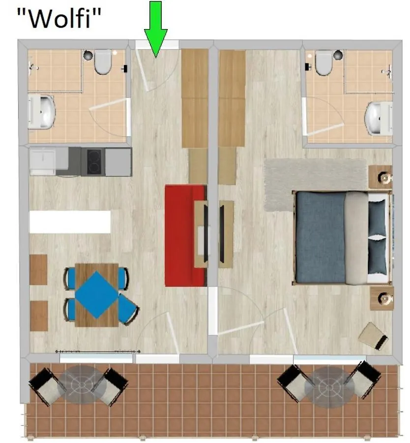 Ferienwohnungen Am Schlossberg Oberstaufen Apartman